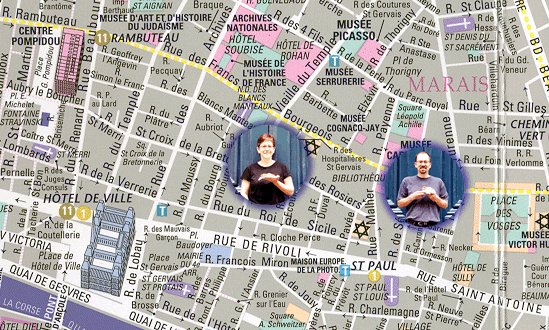 Ellen And Larry In The Marais