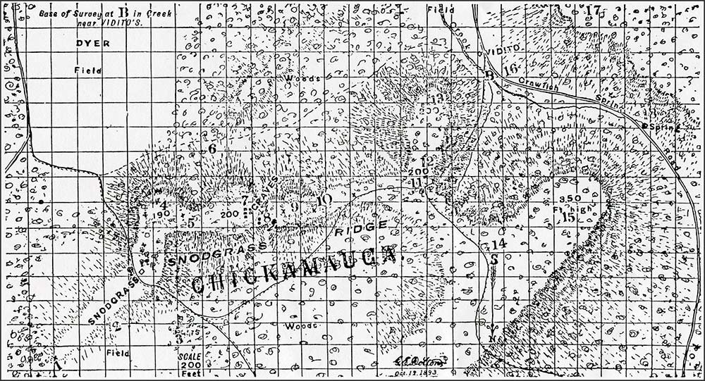 Hand-Drawn Civil War Map
